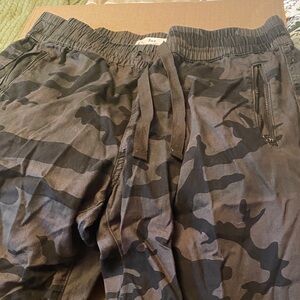 TNA Gray Camouflage Joggers